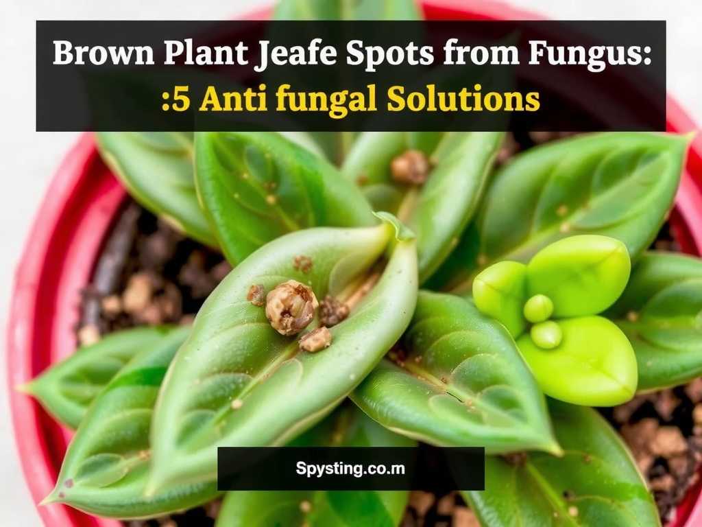 How to Fix Jade Plant Leaf Brown Spots from Fungus: 5 Antifungal Fixes