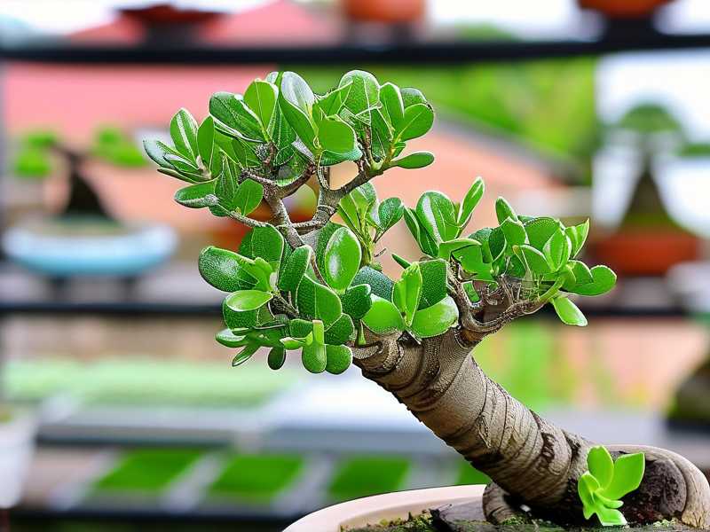 How to Shape Jade Plant Bonsai with Wire: 4 Training Steps(1)